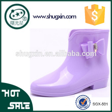 dames chaussures en chine en caoutchouc cow-boy bottes de pluie femmes SGX-501